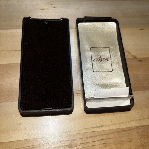 Ascot cigarette case used, 1970s