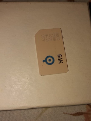 Κάρτα Sim Q σαν καινούργια, συλλεκτική κάρτα σύνδεσης