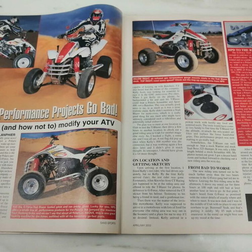 Sands Sports magazine April/May 2002, like new