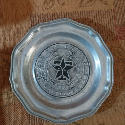 Tin plate used for the 200th anniversary of the American Revolution