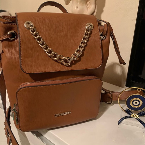 Moschino leather Backpack