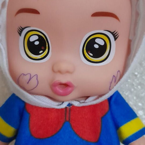 Interactive baby dolls used, set of 2 with Minnie Mouse and Donald Duck costumes