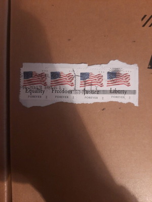 Collectible American stamps like new, complete series