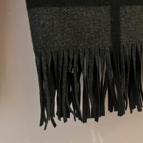 Eleria Cortes Boho Pants size L like new, black and gray