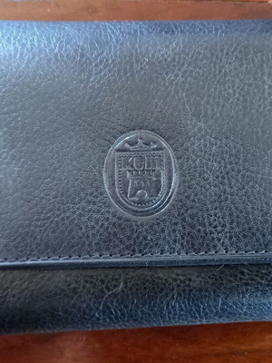 KEM Wallet black like new, foldable with multiple compartments
