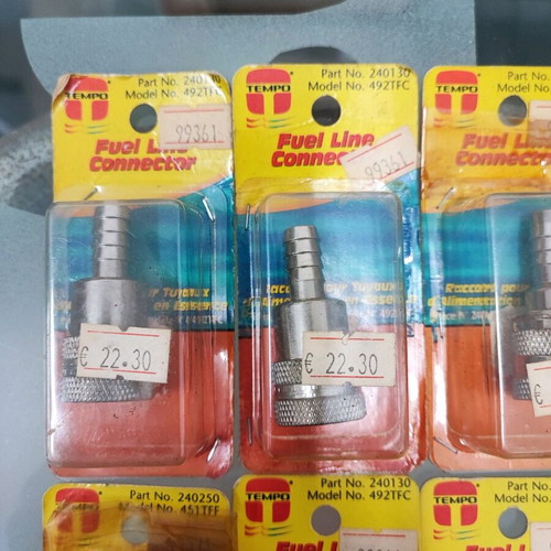 Tempo fuel connectors pack of 8 pieces new