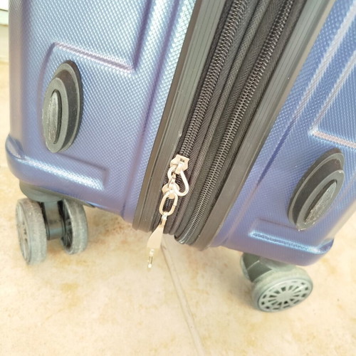 Ox luggage hard travel suitcase navy blue