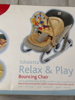 Chicco Relax & Play baby bouncer used up to 9 kg