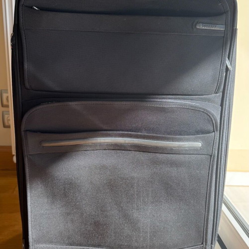 Delsey Black Suitcase Used Large Size