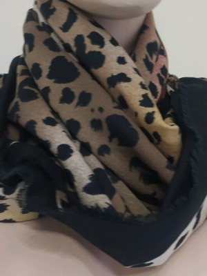 Leopard print pashmina new, scarf and pareo