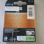 Duracell AAA batteries new