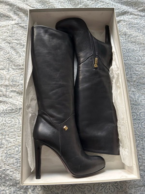 Liu Jo leather boots new, black, size 39