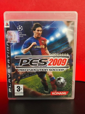 PES 2009 PlayStation 3 used, in excellent condition