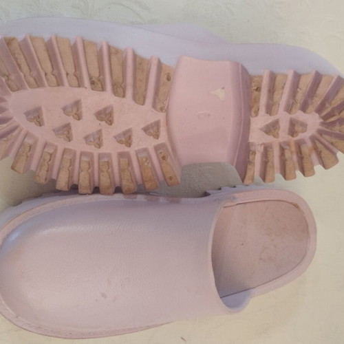 Women's pink Sabot shoes like new, sole 6 cm, size 39