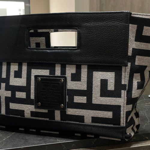 Ames handbag like new, gray and black, large capacity