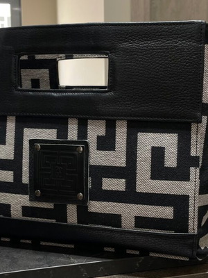 Ames handbag like new, gray and black, large capacity