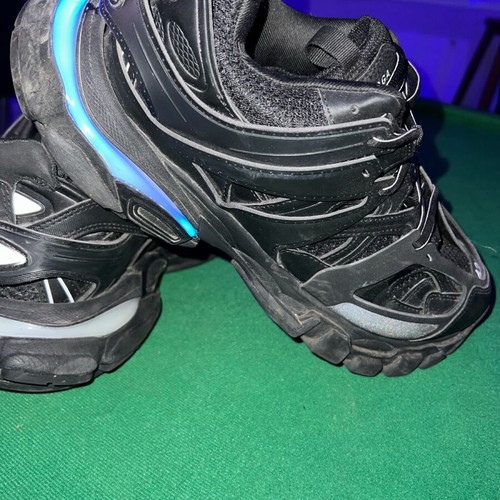 Balenciaga Tracks led used black sneakers size 42