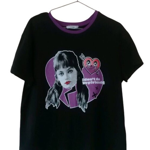 Reserved T-shirt like new with s** education print, size S