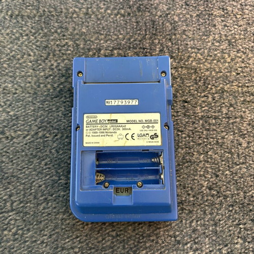 Gameboy Pocket used without back cover fully functional