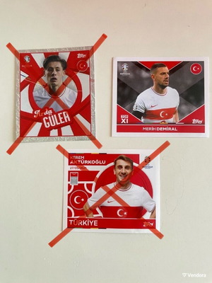 Topps UEFA euro 2024 stickers - Turkey