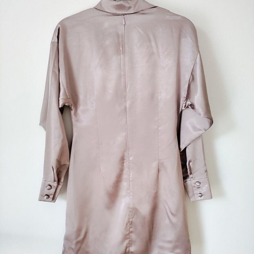 Peace & Love Satin Wrap Dress New With Tag, Dusty Pink, Size 36 EU