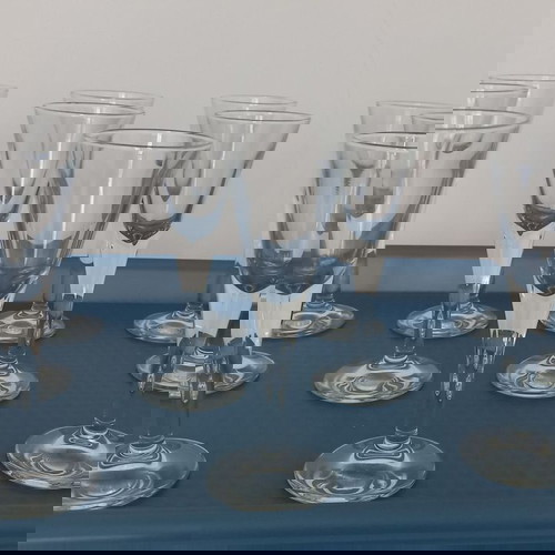 Ποτηράκια λικέρ σε άριστη κατάσταση, σετ 11, ύψος 14εκ