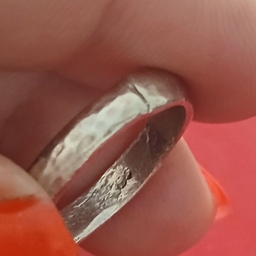 Silver rings 950 and 925, like new, sizes 16 mm and 17 mm