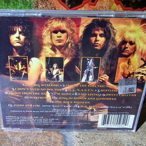WASP Inside the Electric Circus CD like new