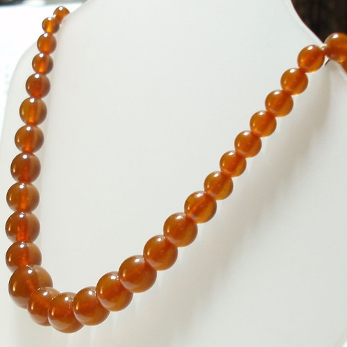 Russian amber necklace from natural Baltic amber like new