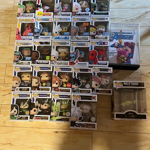 Funko Pop! figures new, One Piece, Jujutsu Kaisen, Marvel, Looney Tunes