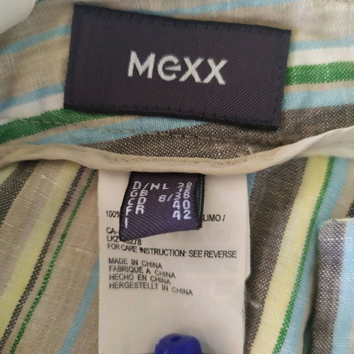 Mexx summer pants with stripes, like new, size L