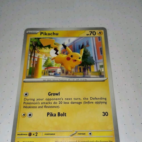 Pikachu card like new