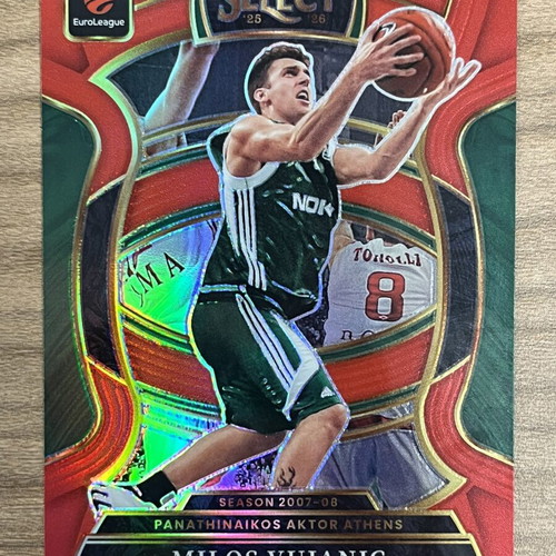 Panini Select Euroleague Basketball Milos Vujanic card like new
