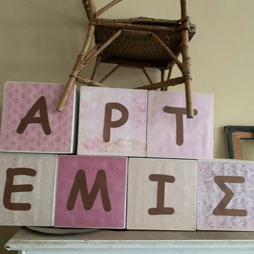 Children's decorative cubes for baptism like new