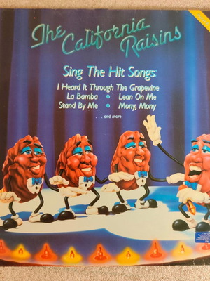 The California Raisins Sing The Hit Songs LP vinyl 1987