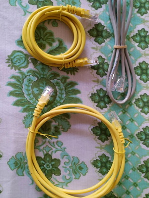 Internet cable new, 3 pieces sold separately