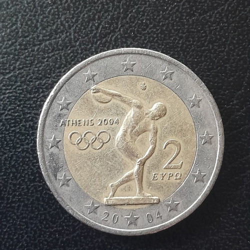 Commemorative 2 Euro coin Greece 2004