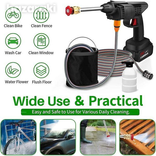 Portable Electric Pressure Water Gun 48V with 2 Batteries