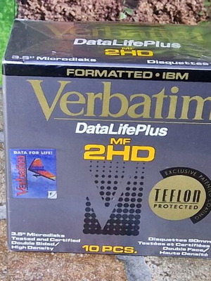 Verbatim 3.5" MF 2HD Microdisks new, pack of 10