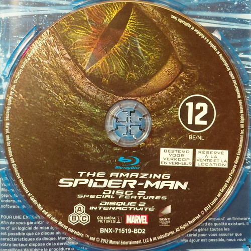 The Amazing Spider-Man Blu-ray 2-disc action movie