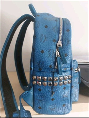 MCM Blue Backpack new medium size