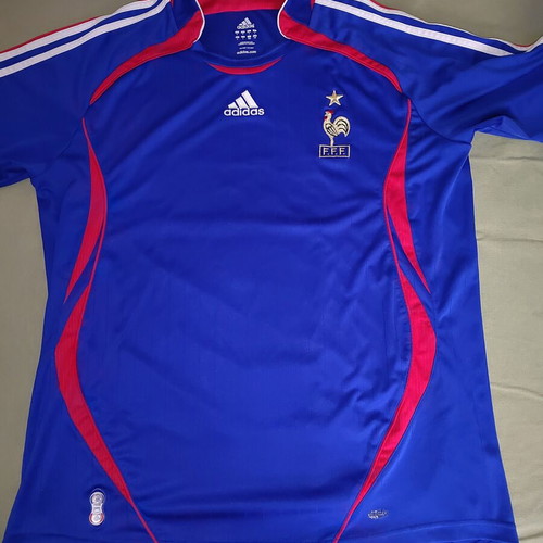 France 2006 Football Jersey Adidas Sample used, Large