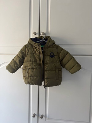 Benetton jacket with hood like new, spring/autumn, 9-12 months