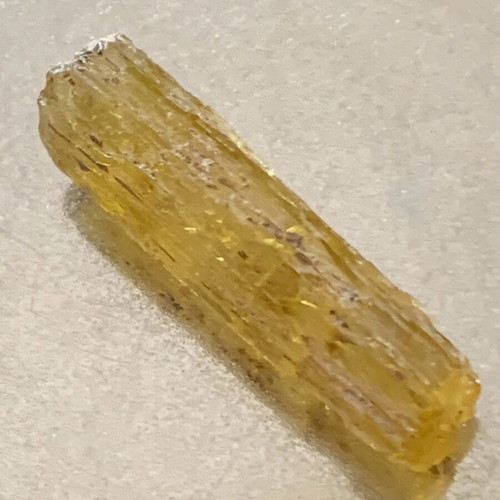 Natural Heliodor gemstone crystal cylindrical 16 cts new