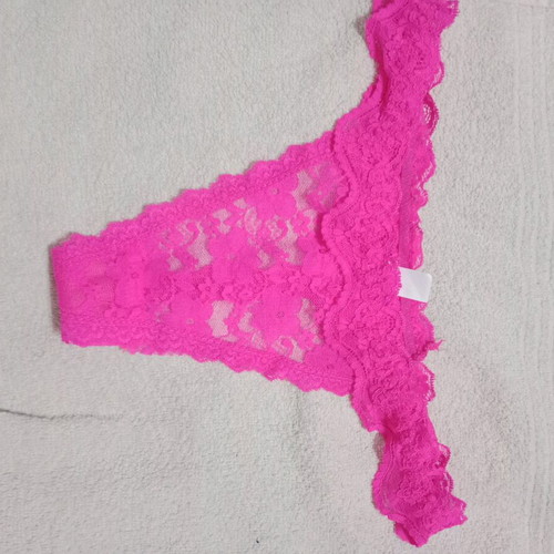 String fuchsia lace Shein new s/m