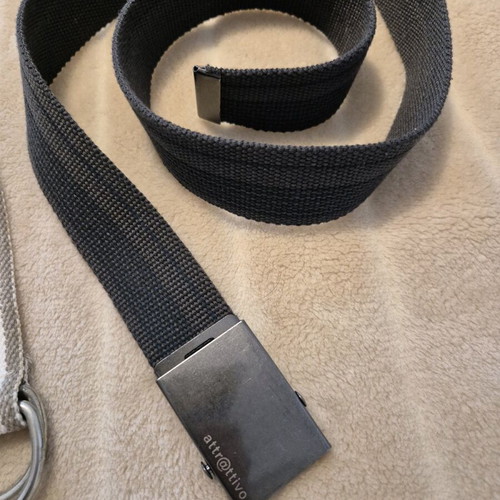 Attrattivo belt set of 3 new, gray and purple