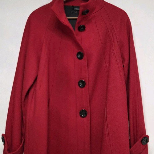 Raxevsky coat 80% wool red like new, size S