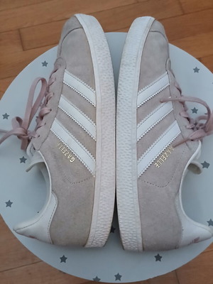 Adidas Originals Gazelle sneakers used, size 38, suede upper with white stripes