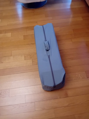 Mama's & Papas Folding Playpen like new, grey and blue