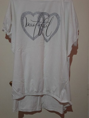Blouse oversize type, like new, size L, white